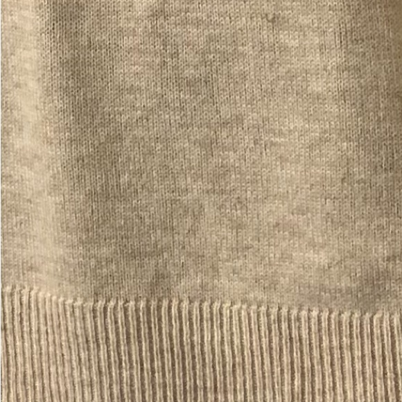 Reitman’s Oatmeal Beige V-Neck Cashmere Blend Cardigan Size Large - Picture 8 of 11